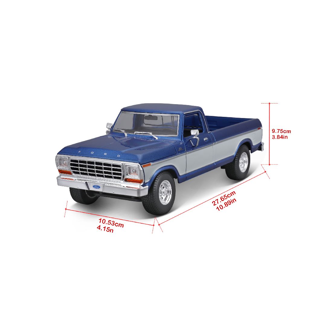 Maisto 1/18 SE 1979 Ford F1 Pick-up Truck - Blue/White