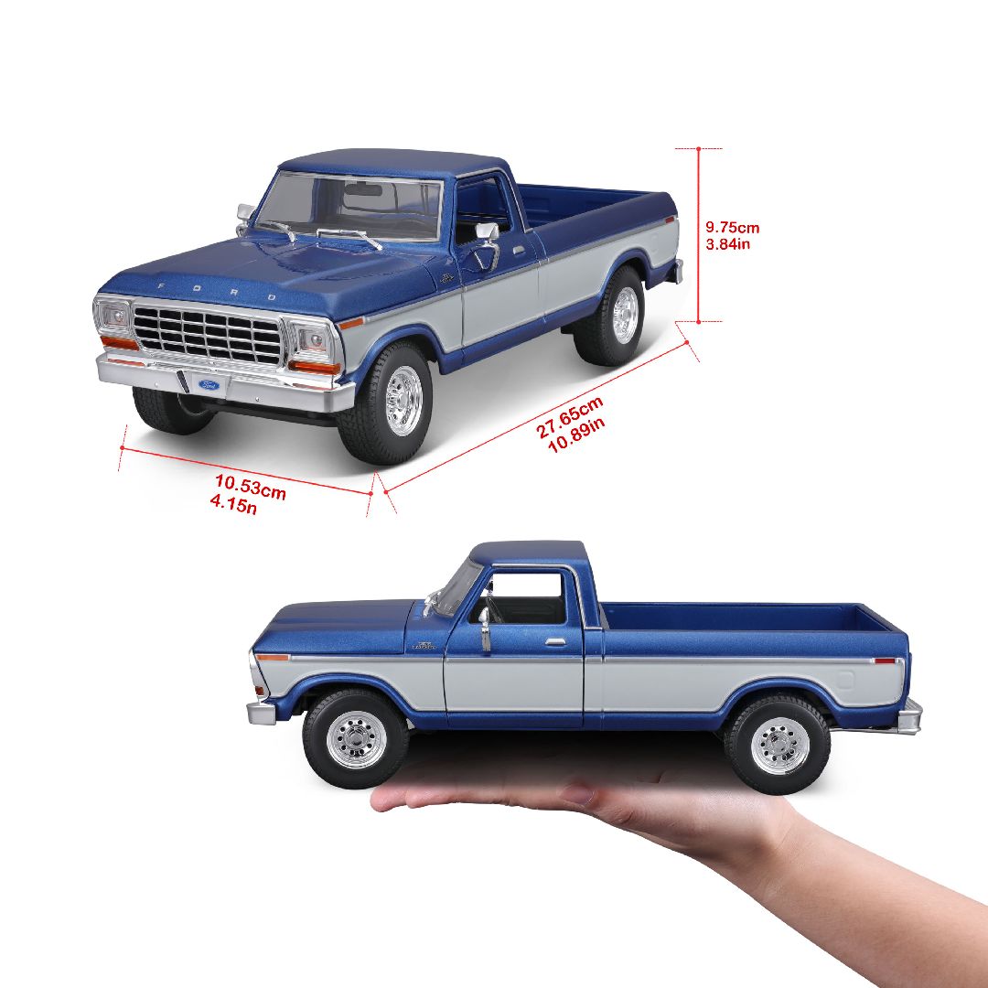 Maisto 1/18 SE 1979 Ford F1 Pick-up Truck - Blue/White