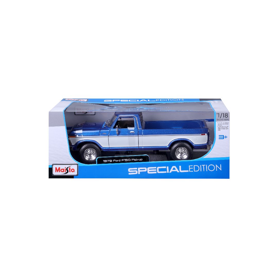 Maisto 1/18 SE 1979 Ford F1 Pick-up Truck - Blue/White