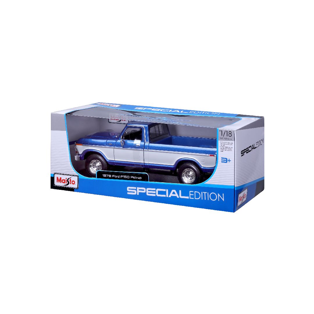 Maisto 1/18 SE 1979 Ford F1 Pick-up Truck - Blue/White