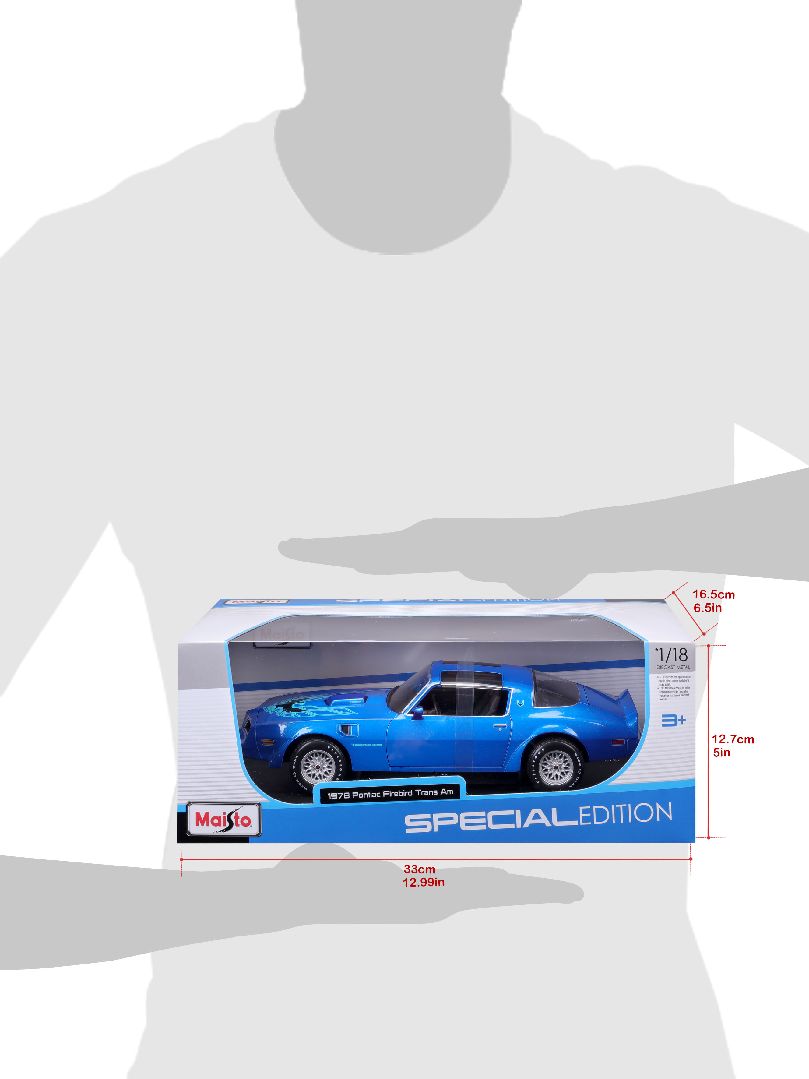 Maisto 1/18 SE 1978 Pontiac Firebird Trans Am - Blue