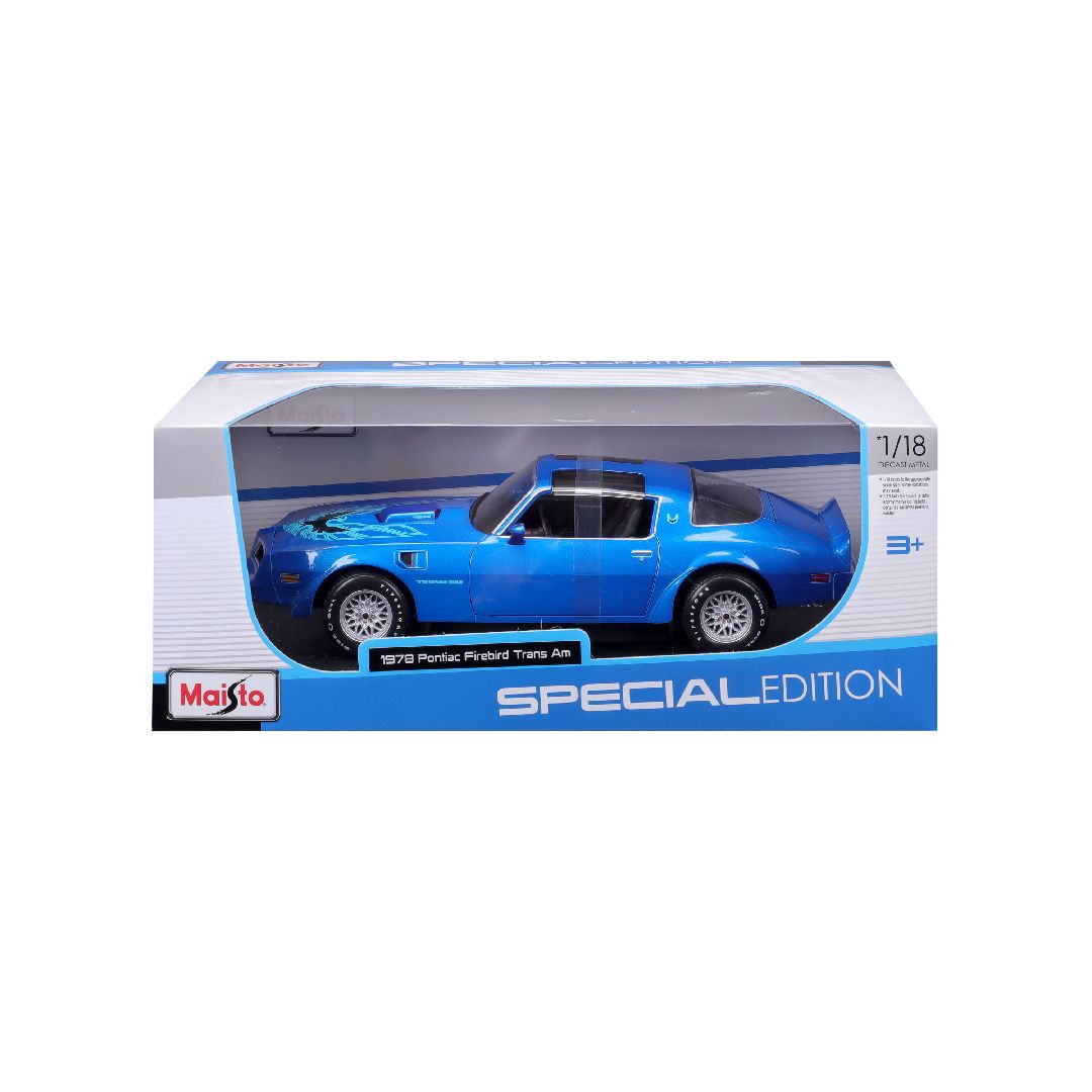 Maisto 1/18 SE 1978 Pontiac Firebird Trans Am - Blue