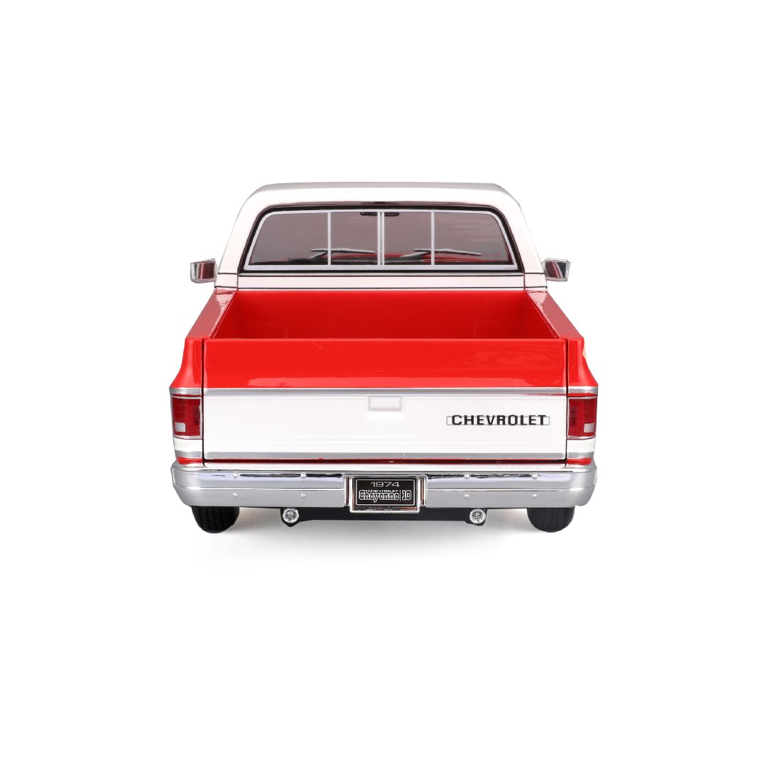 Maisto 1/18 SE 1974 Chevrolet C10 Cheyenne Super - Red/White