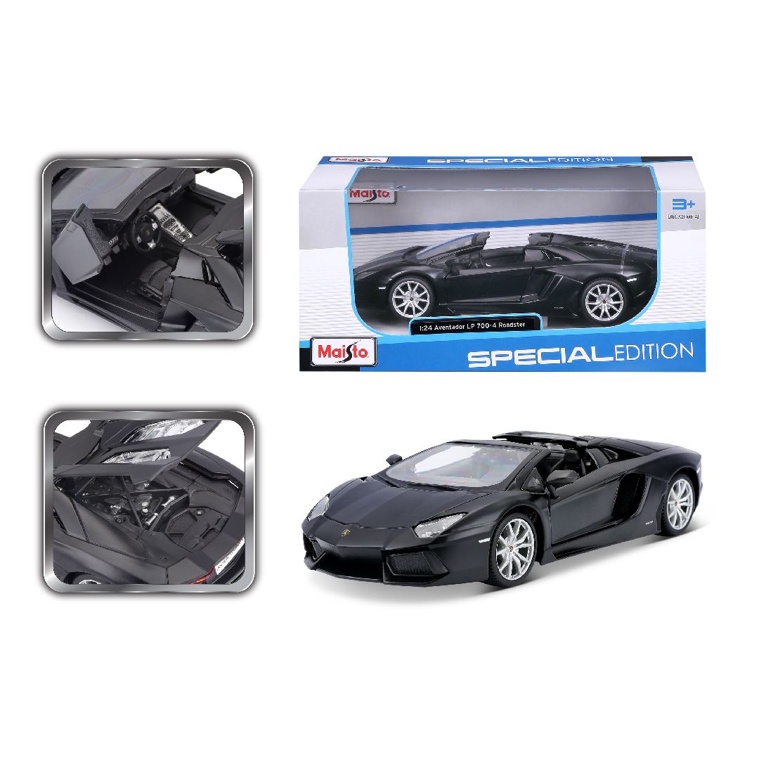 Maisto 1/24 SE Lamborghini Aventador LP 700-4 Roadster (Black)