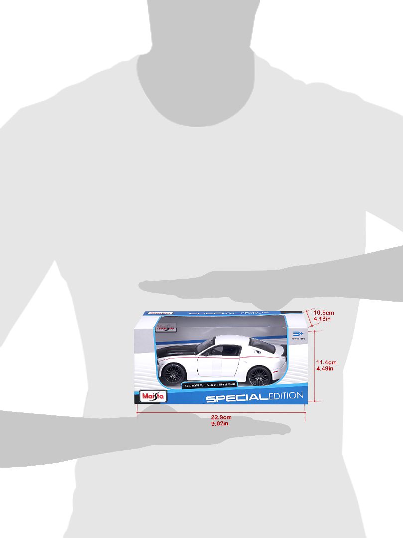 Maisto 1/24 SE 2014 Ford Mustang Street Racer - White