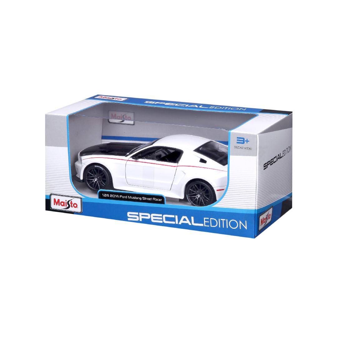 Maisto 1/24 SE 2014 Ford Mustang Street Racer - White