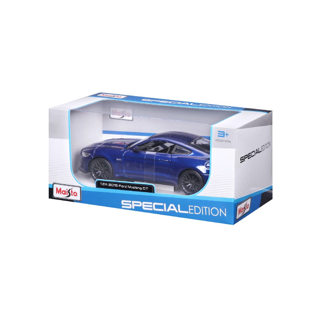 Maisto 1/24 SE 2015 Ford Mustang GT - Metallic Blue
