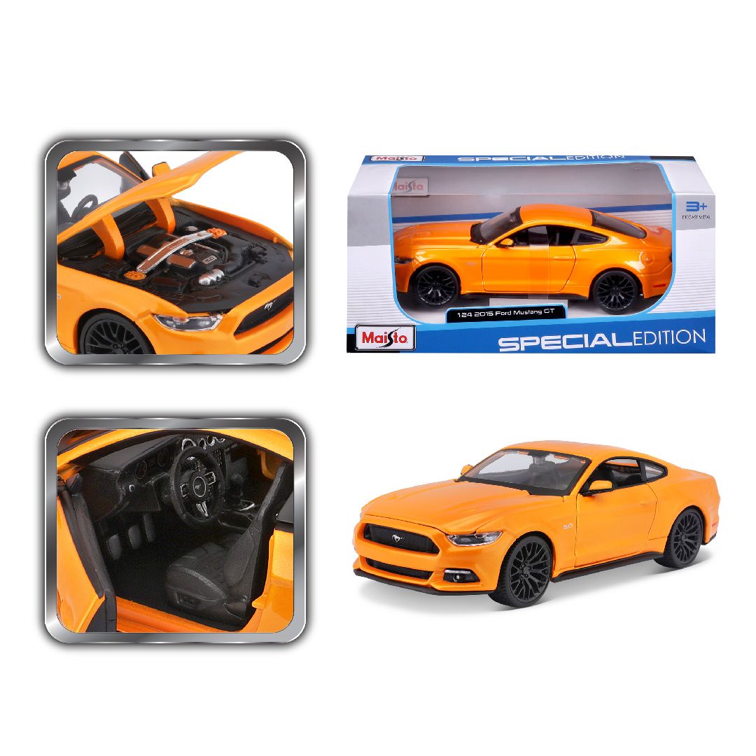 Maisto 1/24 SE 2015 Ford Mustang GT - Orange