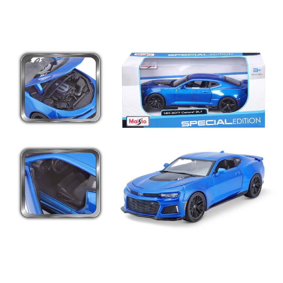Maisto 1/24 SE 2017 Chevrolet Camaro ZL1 - Metallic Blue