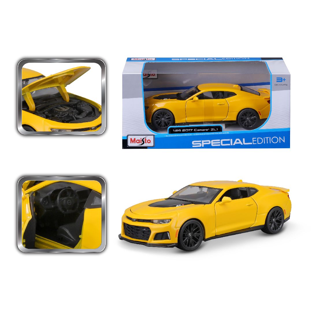 Maisto 1/24 SE 2017 Chevrolet Camaro ZL1 - Metallic Yellow