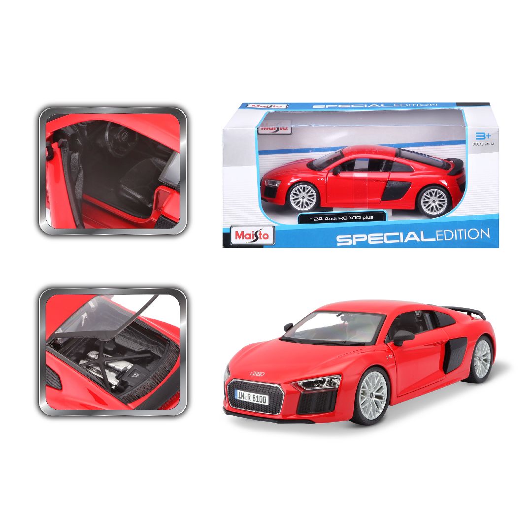 Maisto 1/24 SE Audi R8 V10 Plus (Red)