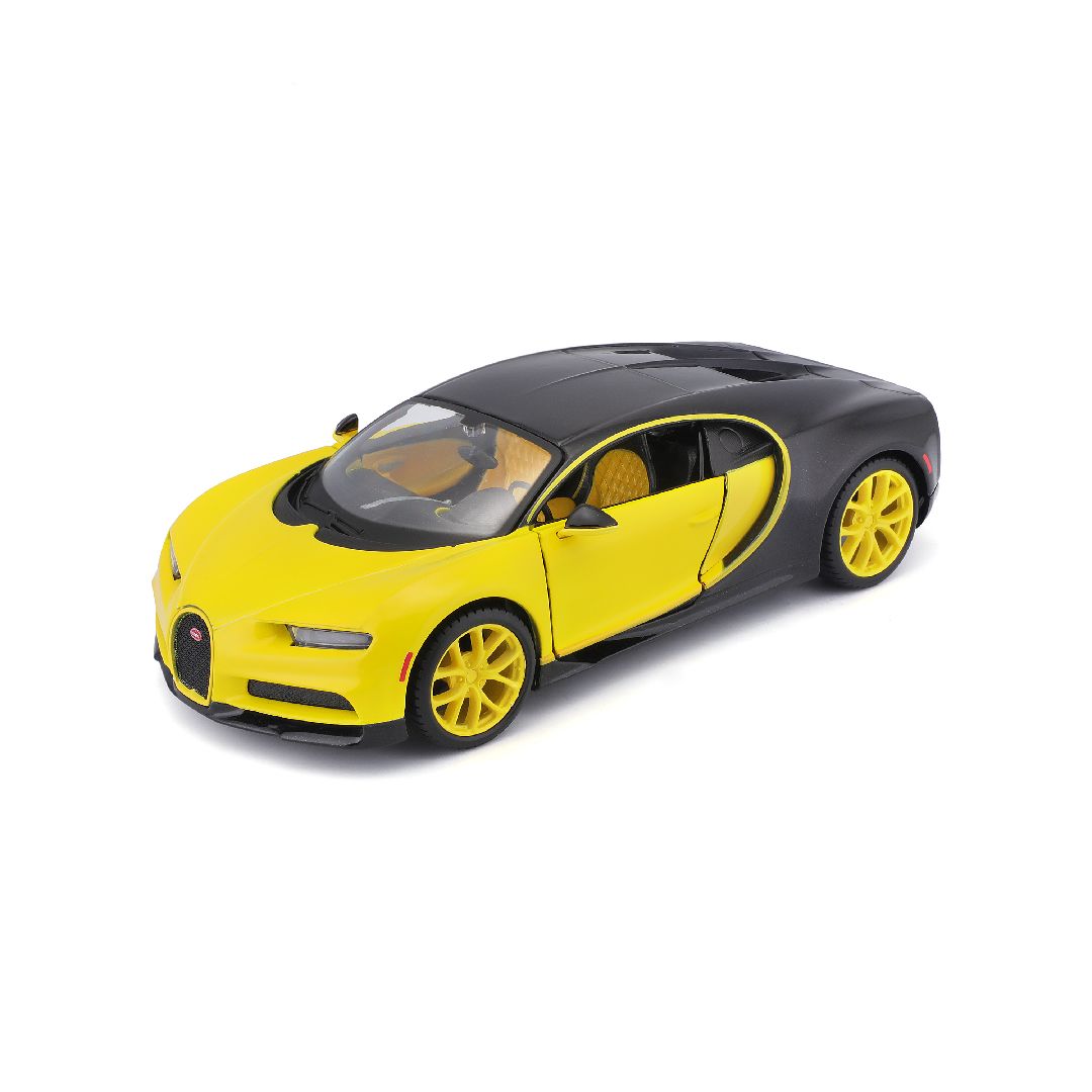 Maisto 1/24 SE Bugatti Chiron - Yellow/Black
