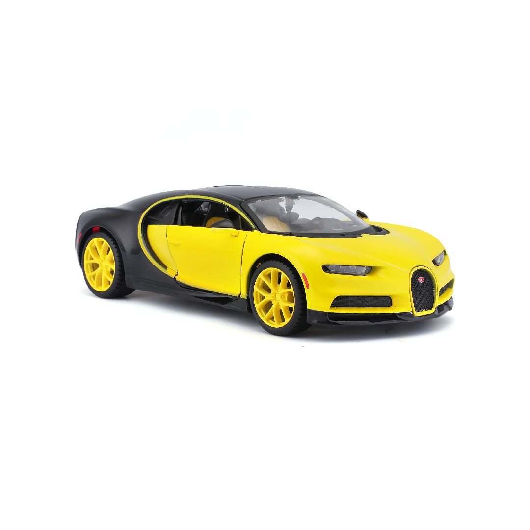 Maisto 1/24 SE Bugatti Chiron - Yellow/Black
