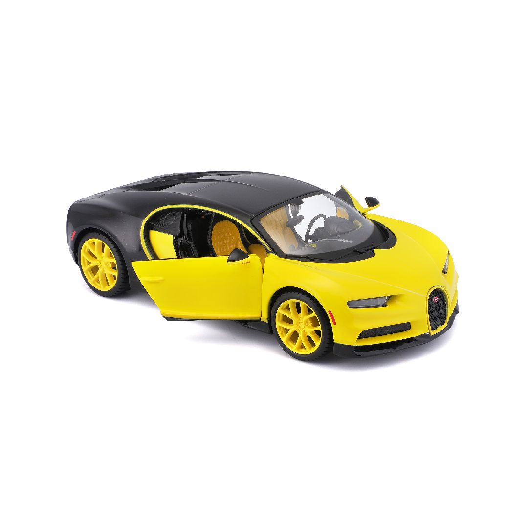 Maisto 1/24 SE Bugatti Chiron - Yellow/Black