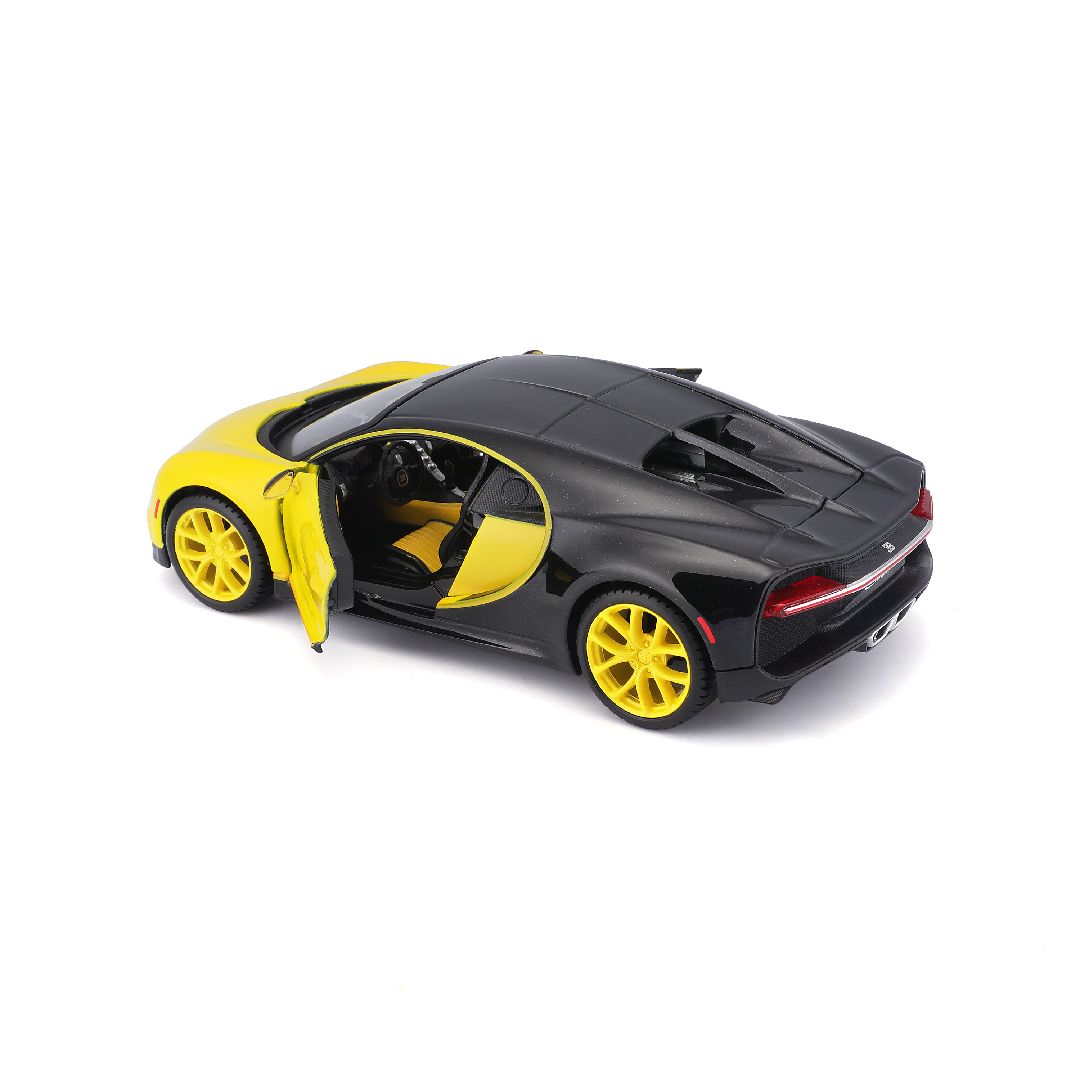 Maisto 1/24 SE Bugatti Chiron - Yellow/Black