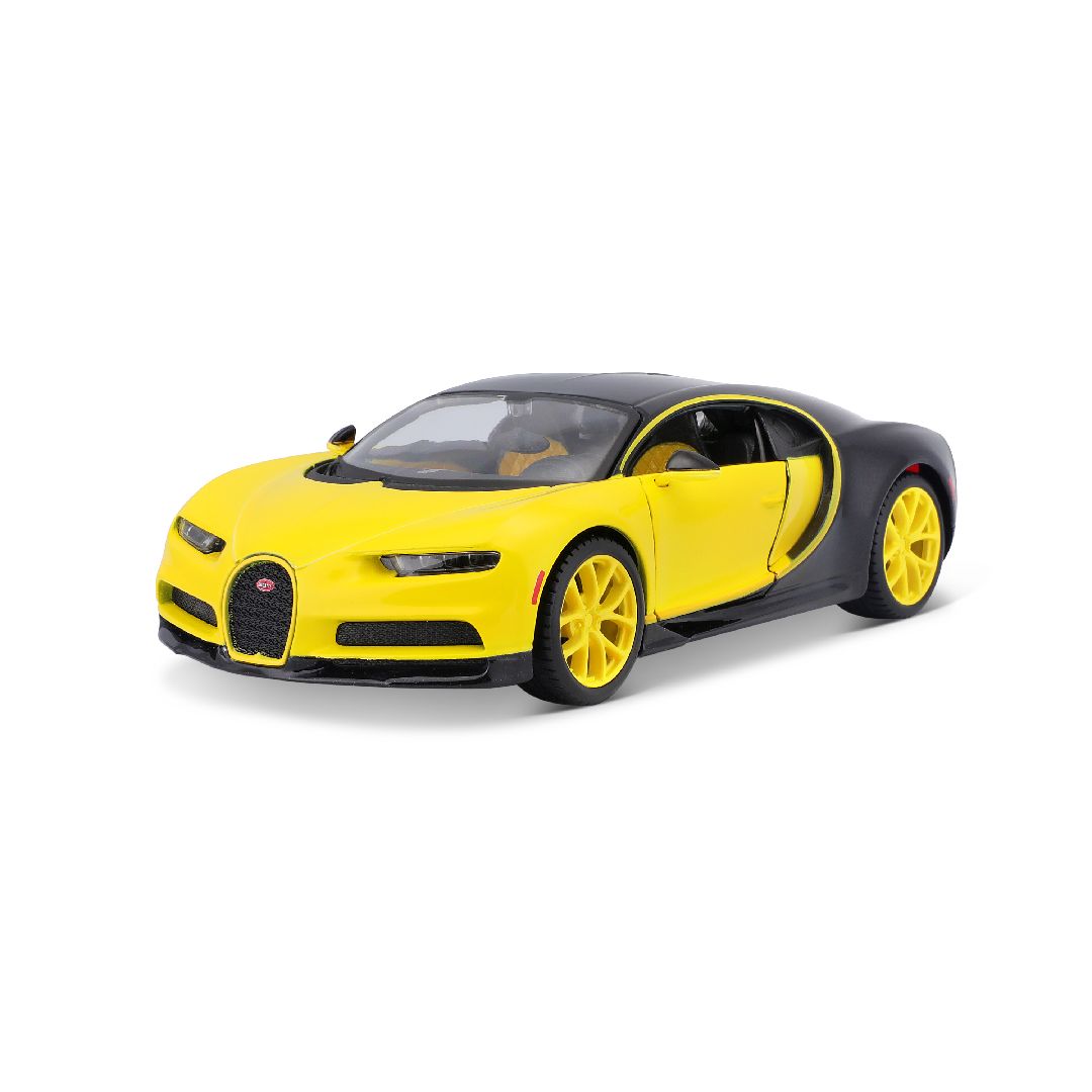 Maisto 1/24 SE Bugatti Chiron - Yellow/Black