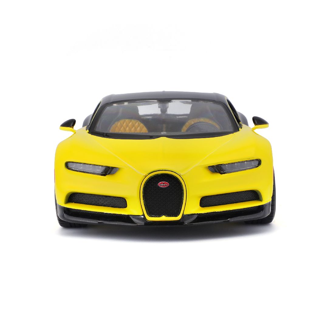 Maisto 1/24 SE Bugatti Chiron - Yellow/Black