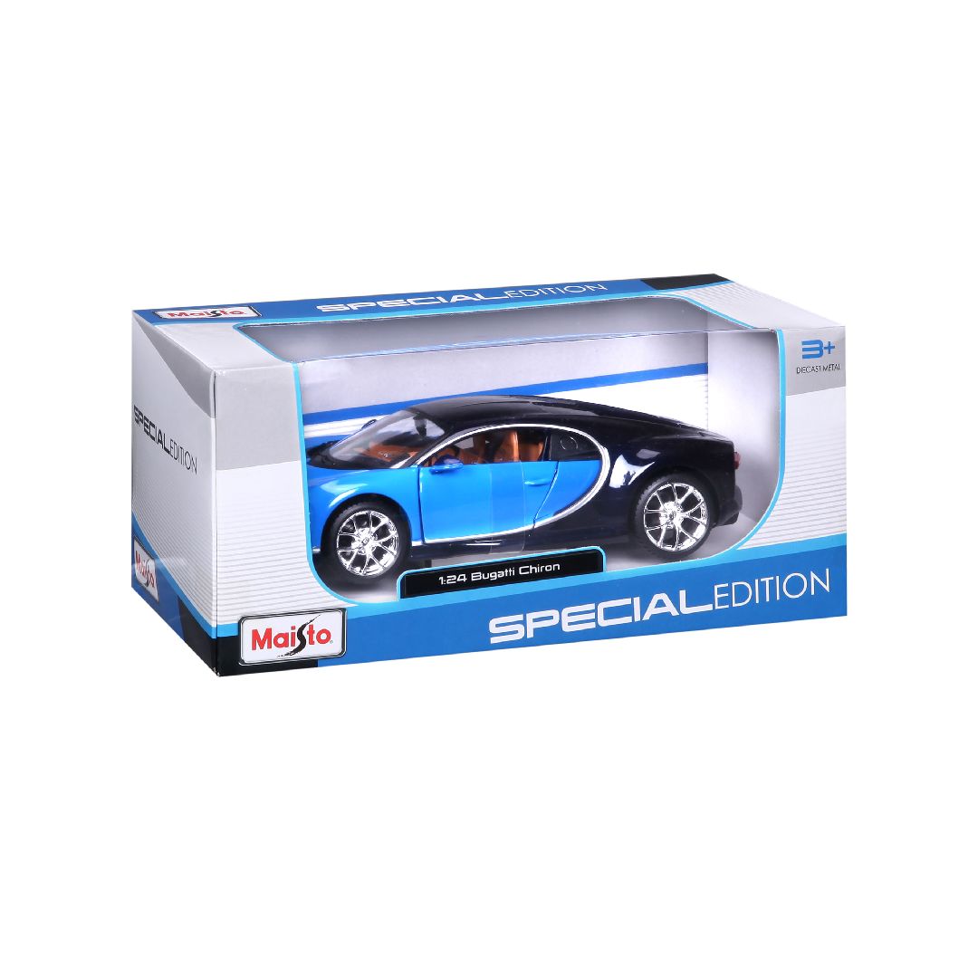 Maisto 1/24 SE Bugatti Chiron (Blue/Deep Blue)