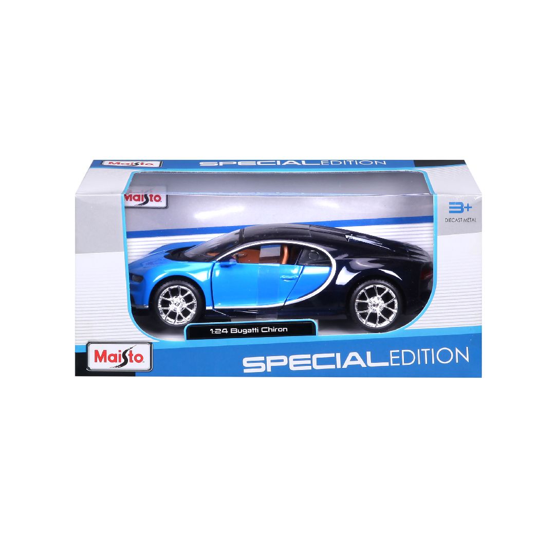 Maisto 1/24 SE Bugatti Chiron (Blue/Deep Blue)