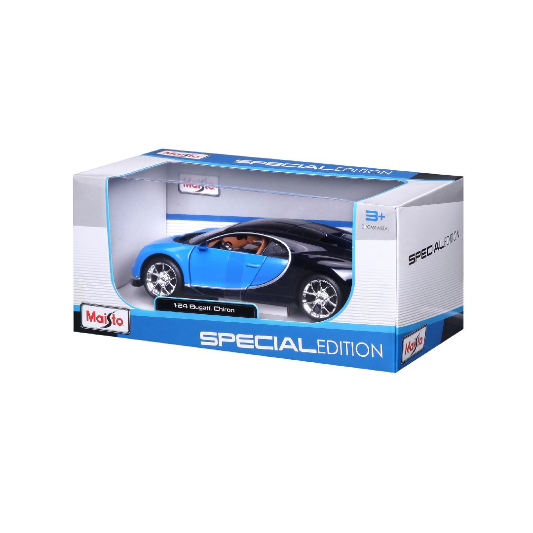 Maisto 1/24 SE Bugatti Chiron (Blue/Deep Blue)