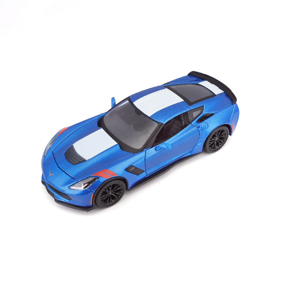 Maisto 1/24 SE 2017 Corvette Grand Sport - Metallic Blue