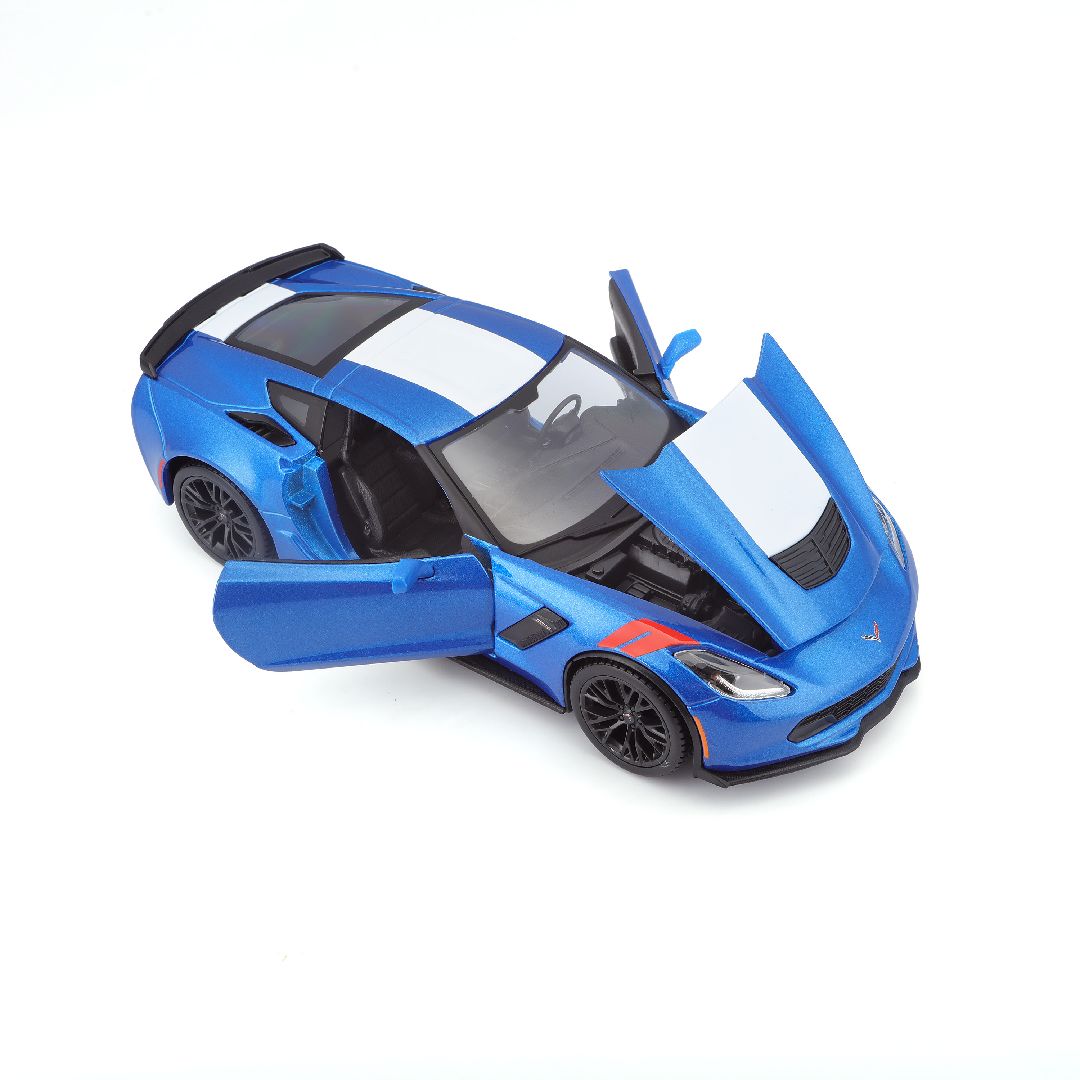 Maisto 1/24 SE 2017 Corvette Grand Sport - Metallic Blue