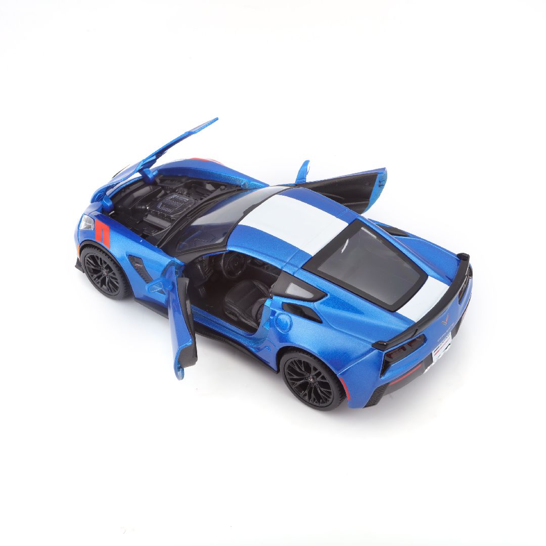 Maisto 1/24 SE 2017 Corvette Grand Sport - Metallic Blue
