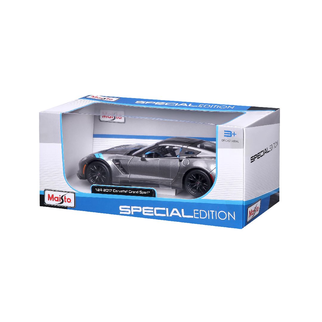 Maisto 1/24 SE 2017 Chevrolet Corvette Grand Sport (Grey)