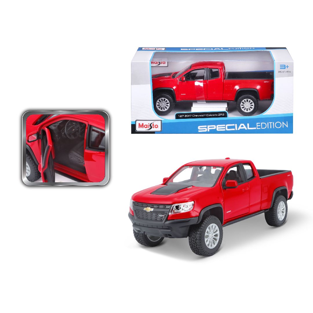 Maisto 1/27 SE 2017 Chevrolet Colorado ZR2 - Red
