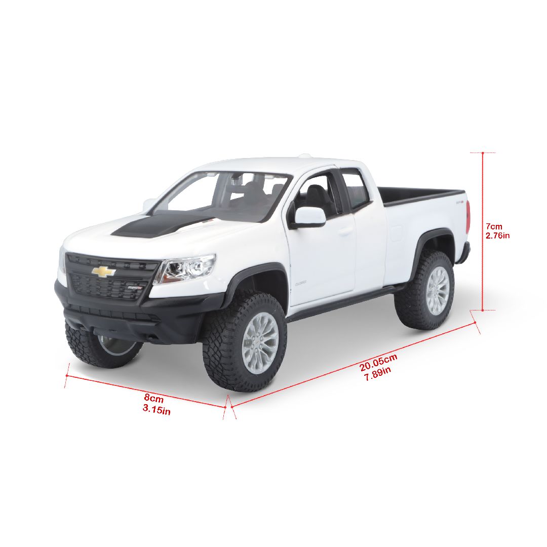 Maisto 1/27 SE 2017 Chevrolet Colorado ZR2 - White