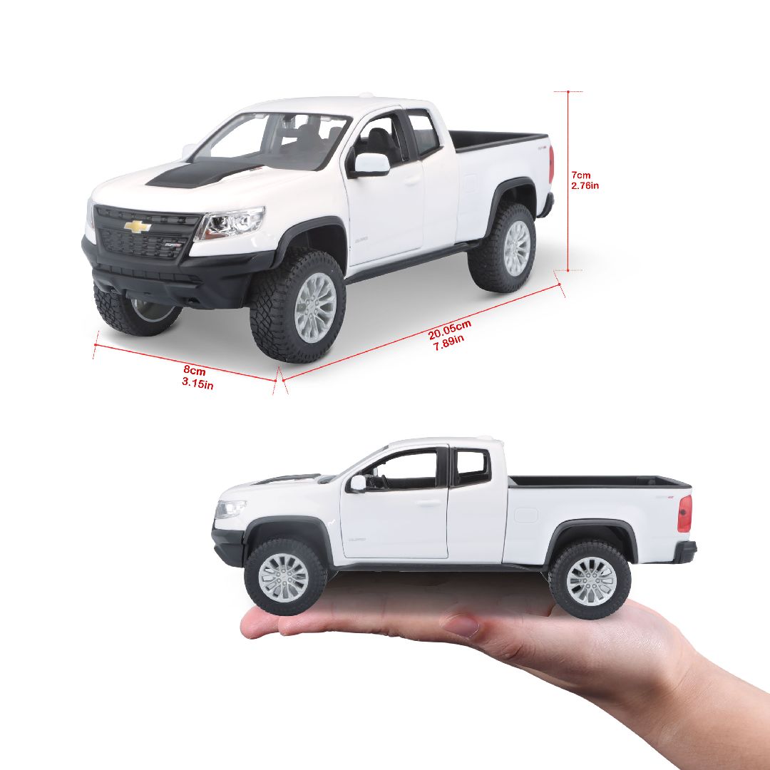 Maisto 1/27 SE 2017 Chevrolet Colorado ZR2 - White