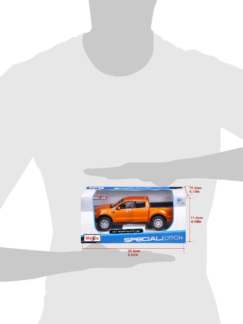 Maisto 1/24 SE 2019 Ford Ranger - Metallic Orange