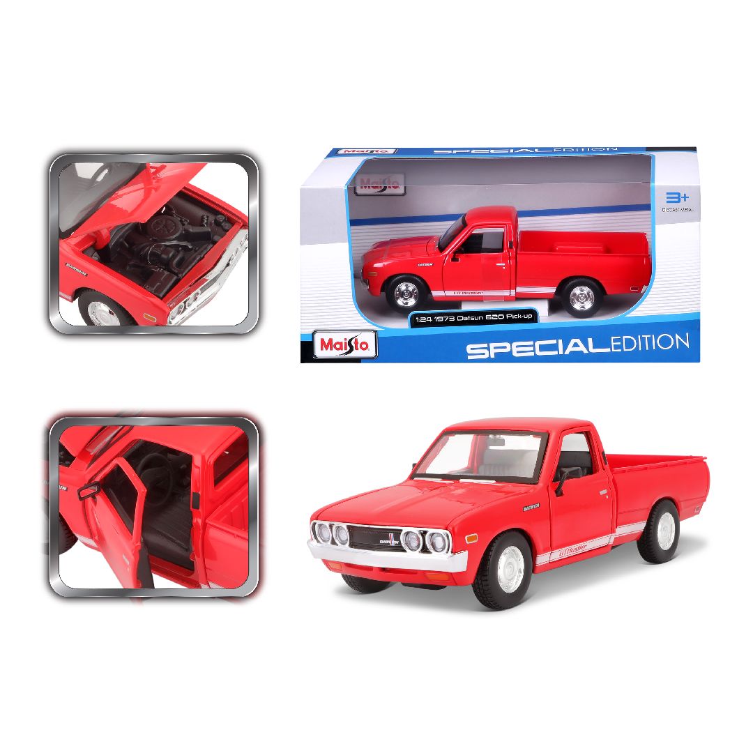 Maisto 1/24 SE 1973 Datsun 620 Pick-up (Red)