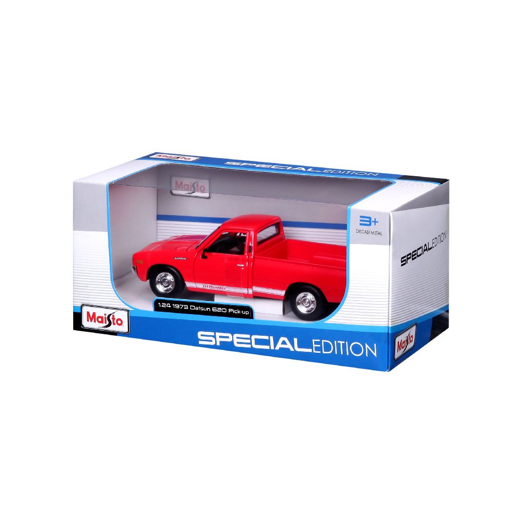 Maisto 1/24 SE 1973 Datsun 620 Pick-up (Red)