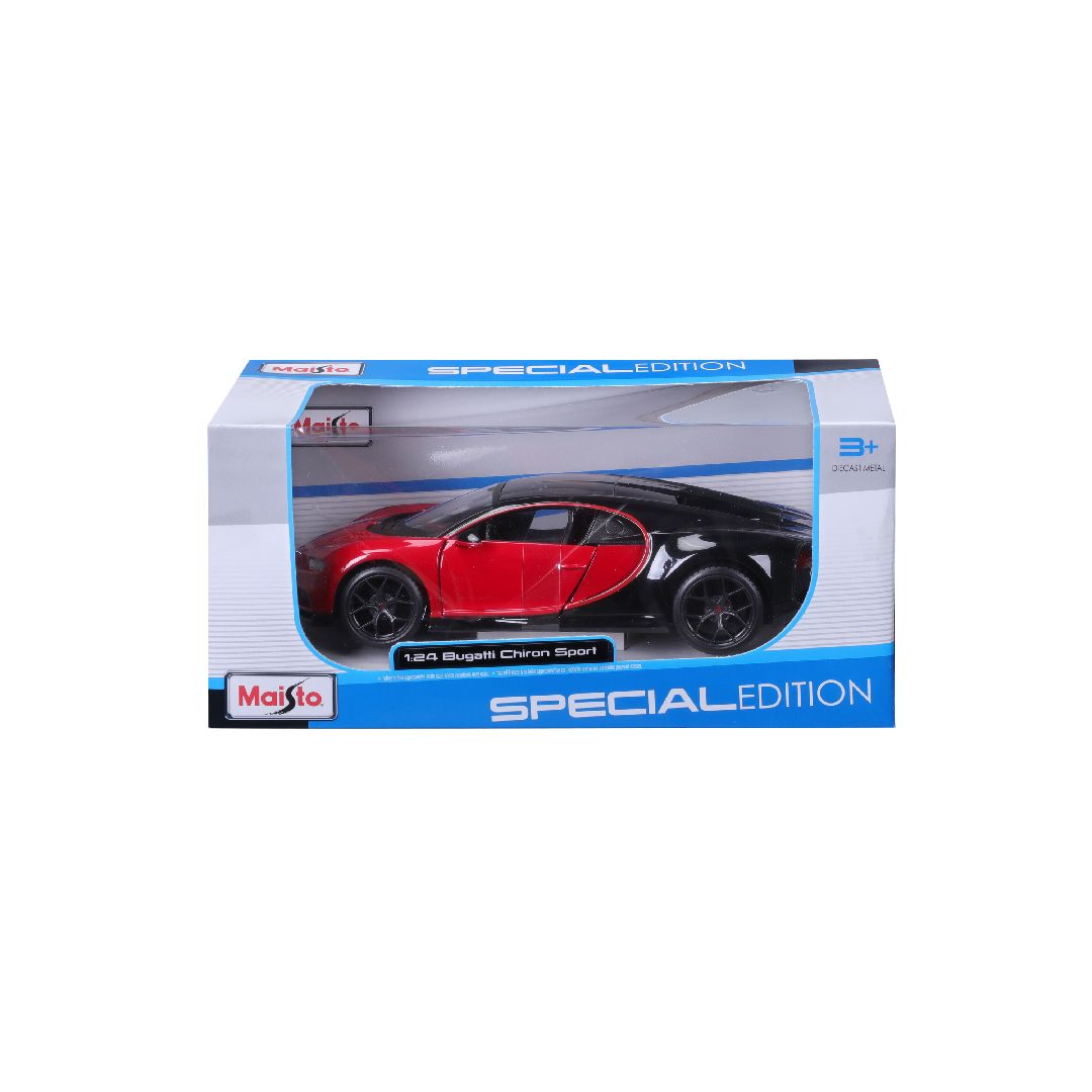 Maisto 1/24 SE Bugatti Chiron Sport - Red #16