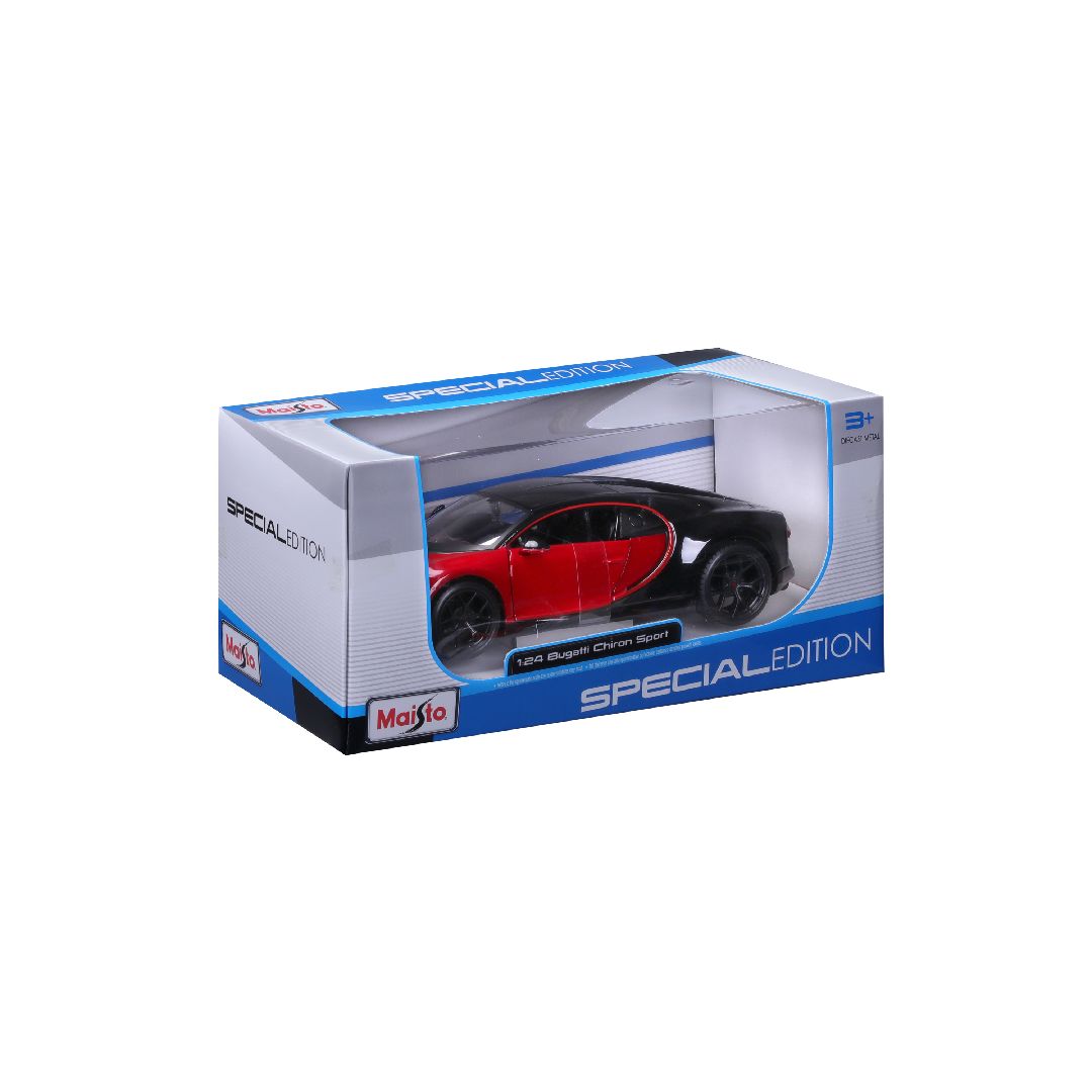 Maisto 1/24 SE Bugatti Chiron Sport - Red #16