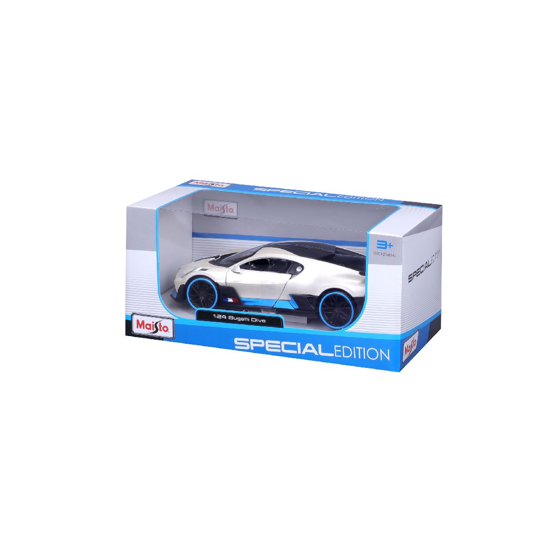 Maisto 1/24 SE Bugatti Divo - Met White