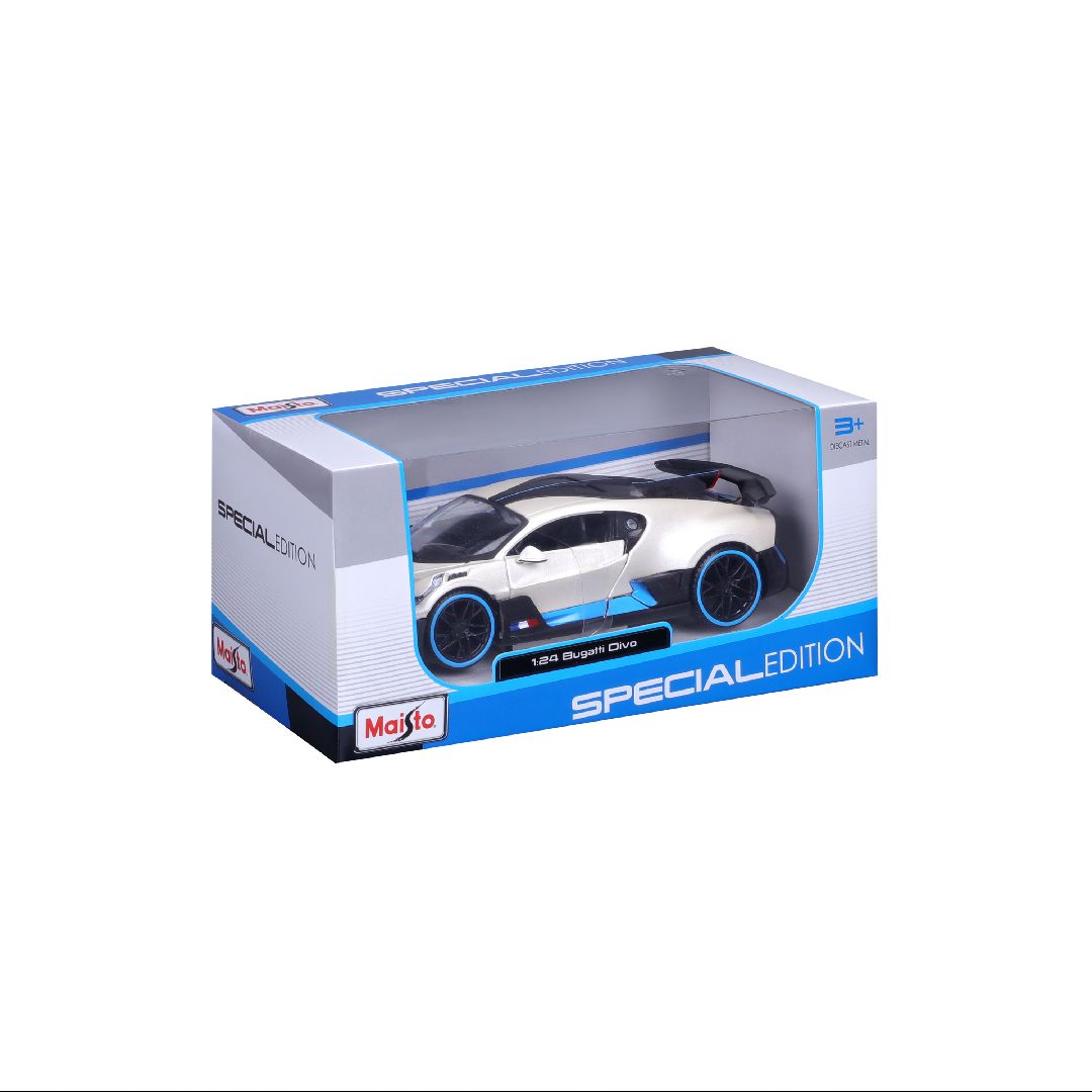 Maisto 1/24 SE Bugatti Divo - Met White