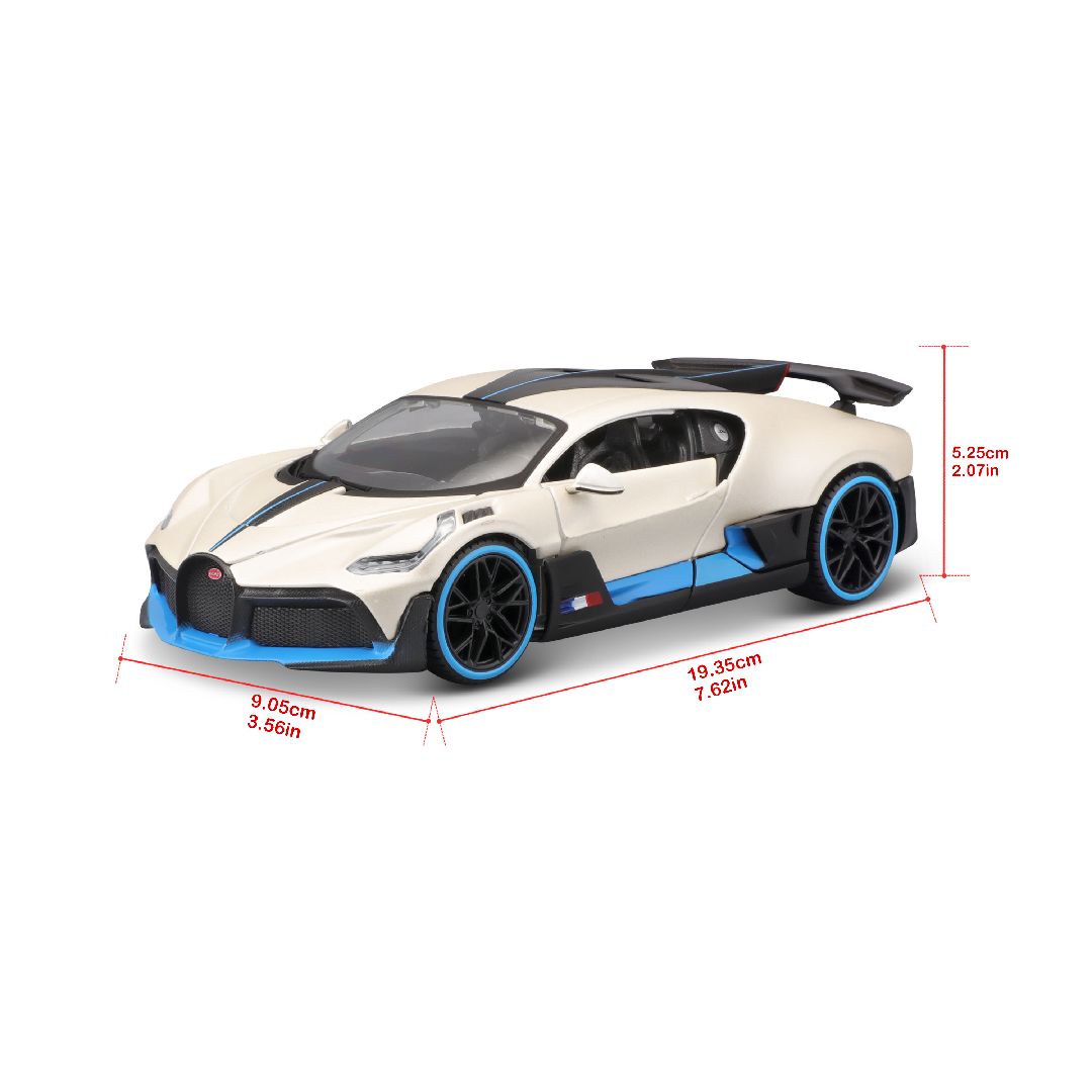Maisto 1/24 SE Bugatti Divo - Met White
