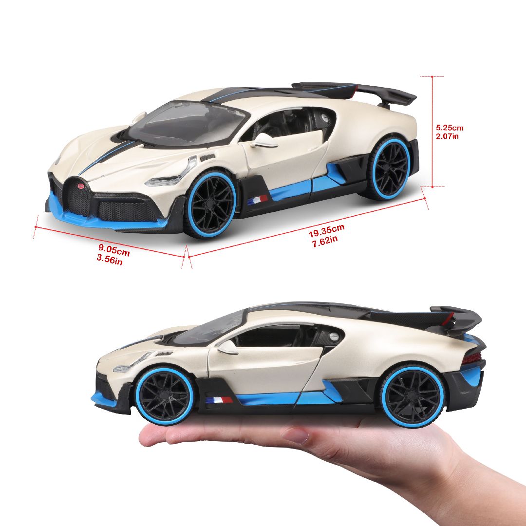 Maisto 1/24 SE Bugatti Divo - Met White