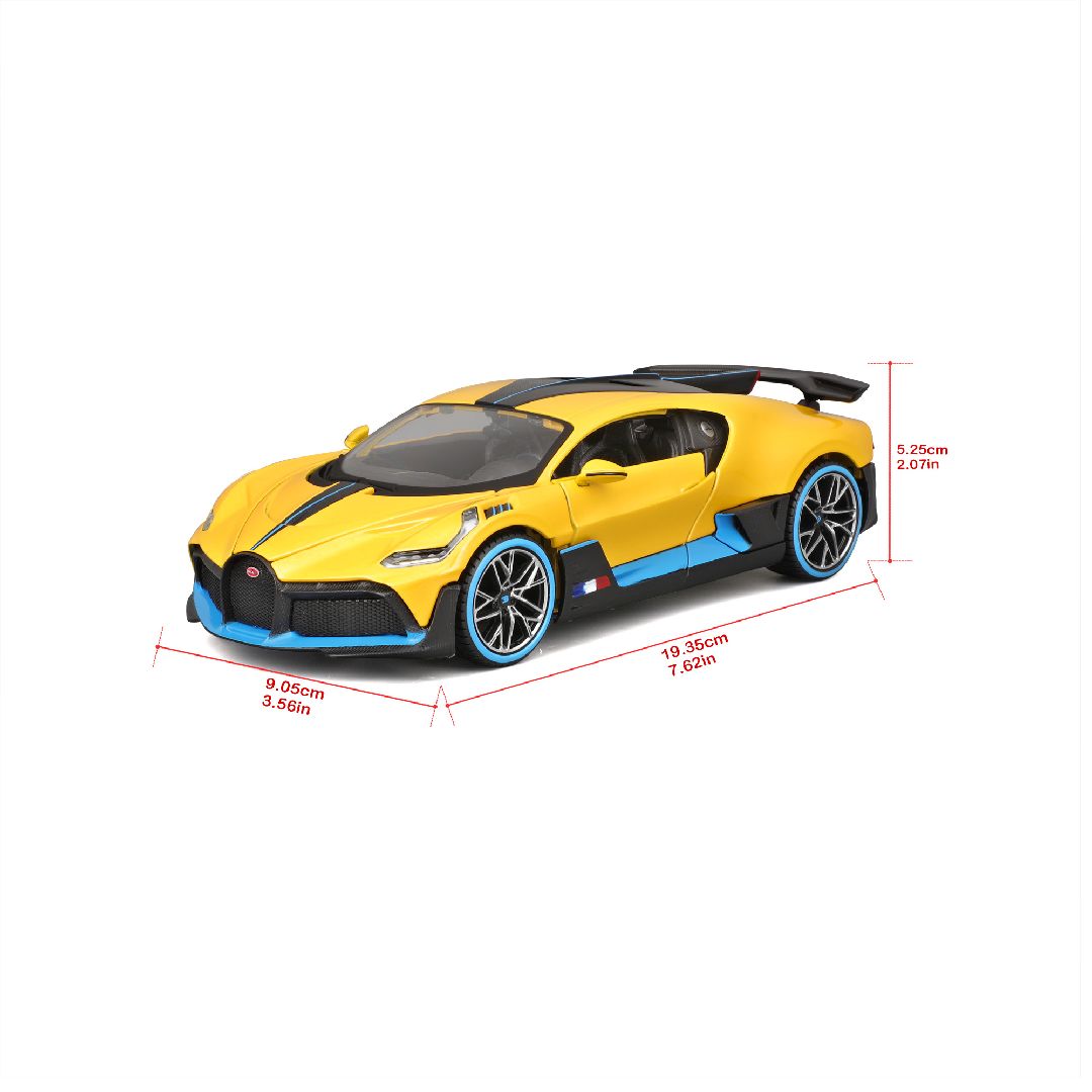 Maisto 1/24 SE Bugatti Divo - Yellow