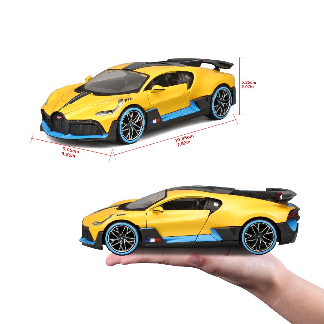 Maisto 1/24 SE Bugatti Divo - Yellow
