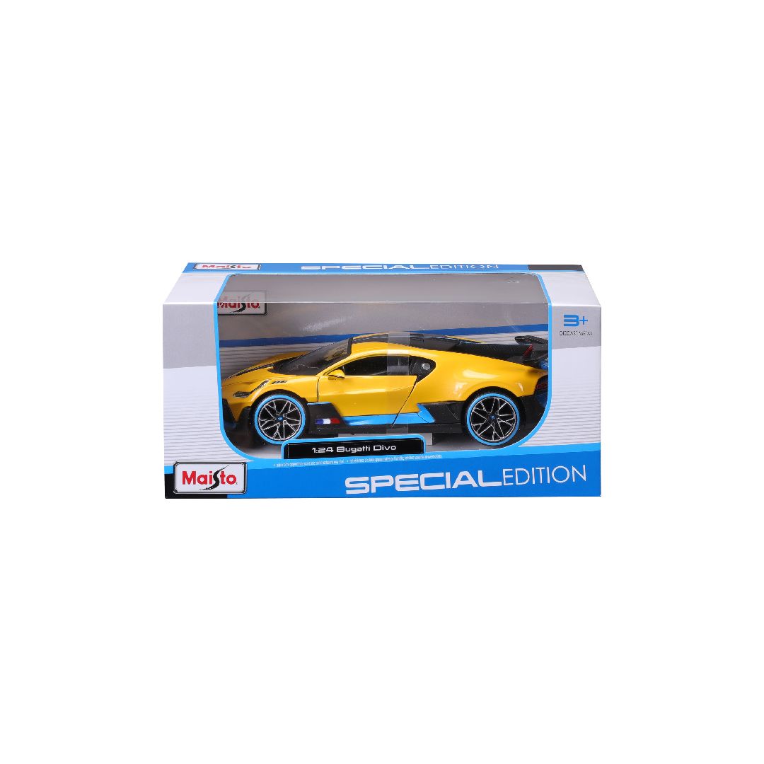 Maisto 1/24 SE Bugatti Divo - Yellow
