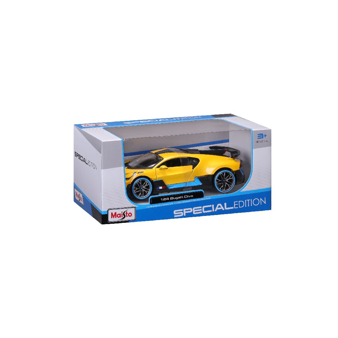 Maisto 1/24 SE Bugatti Divo - Yellow