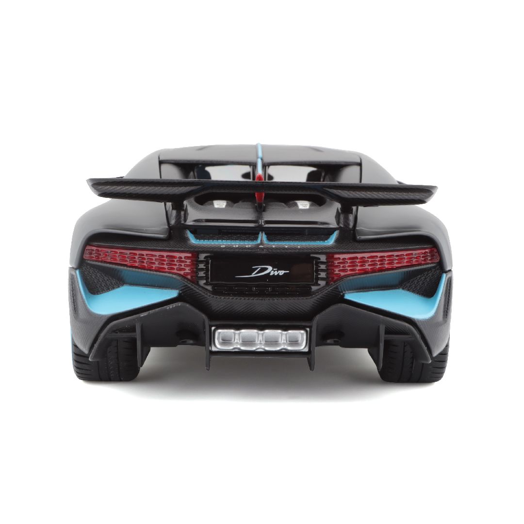 Maisto 1/24 SE Bugatti Divo (Charcoal/Blue)