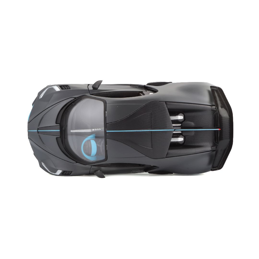 Maisto 1/24 SE Bugatti Divo (Charcoal/Blue)