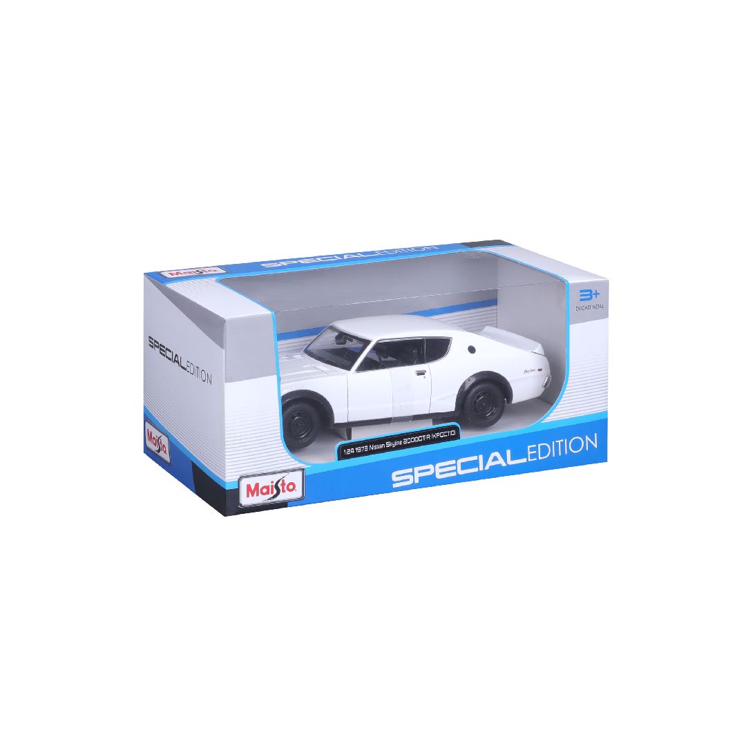 Maisto 1/24 SE 1973 Nissan Skyline GT-R - White
