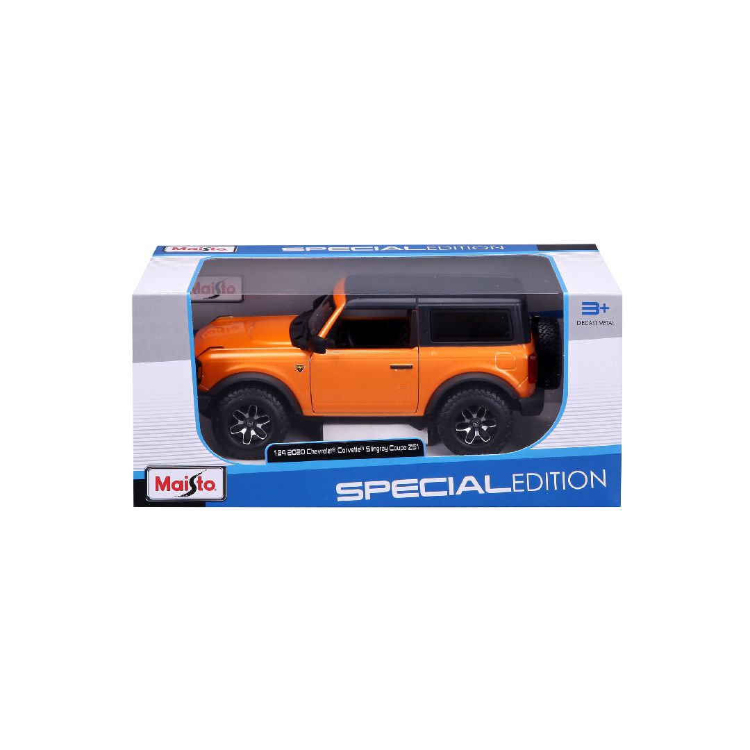 Maisto 1/24 SE 2021 Ford Bronco Badlands 2 dr. - Orange