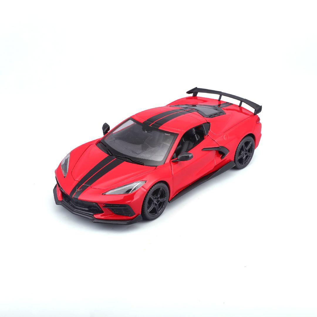 Maisto 1/24 SE 2020 Corvette Stingray Coupe High wing - Red