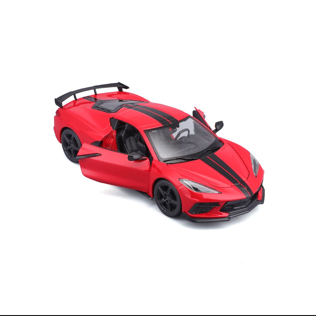 Maisto 1/24 SE 2020 Corvette Stingray Coupe High wing - Red